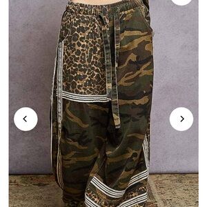 NWOT POL Camouflage and Leopard Print Pants